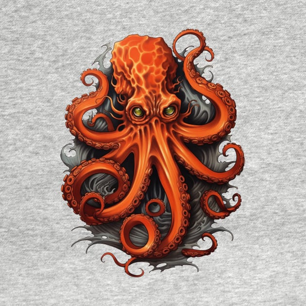 Octopus Tattoo by JunkyDotCom